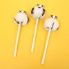 Zhongfan zf2278 Cow Press Gel Pen, Office Stationery, fluffy Ballpoint pen, student exam Cow Gel Pen details Picture
